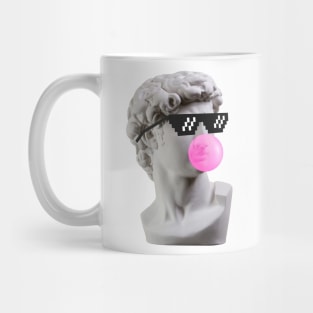 David in pixel glasses Mug